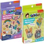 Алмазная мозаика Bondibon Наклейки и брелоки 2в1