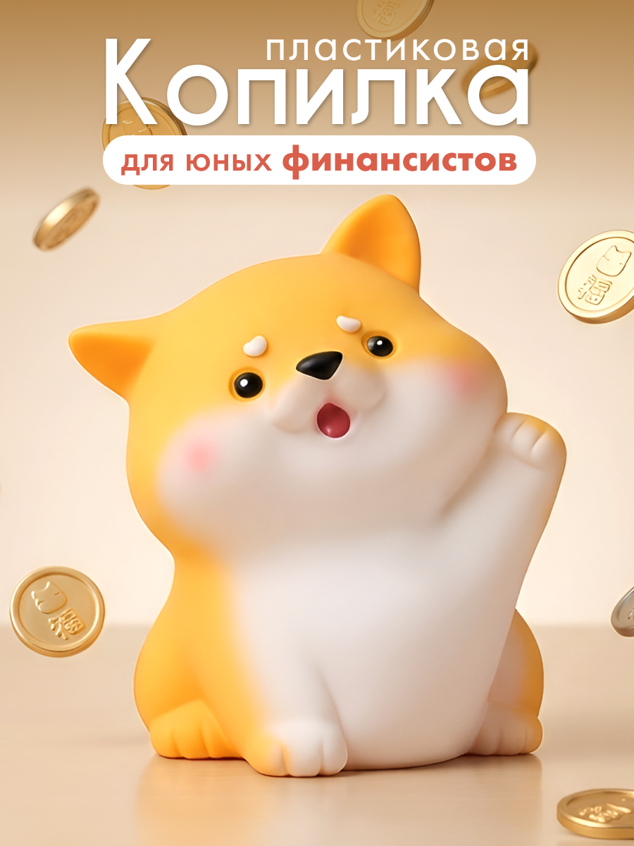 Копилка пластиковая iLikeGift Щенок - фото 1