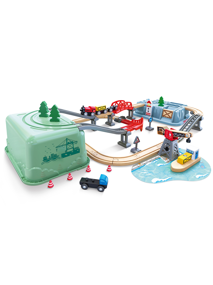 Набор железнодорожный Hape E8769_HP - фото 5