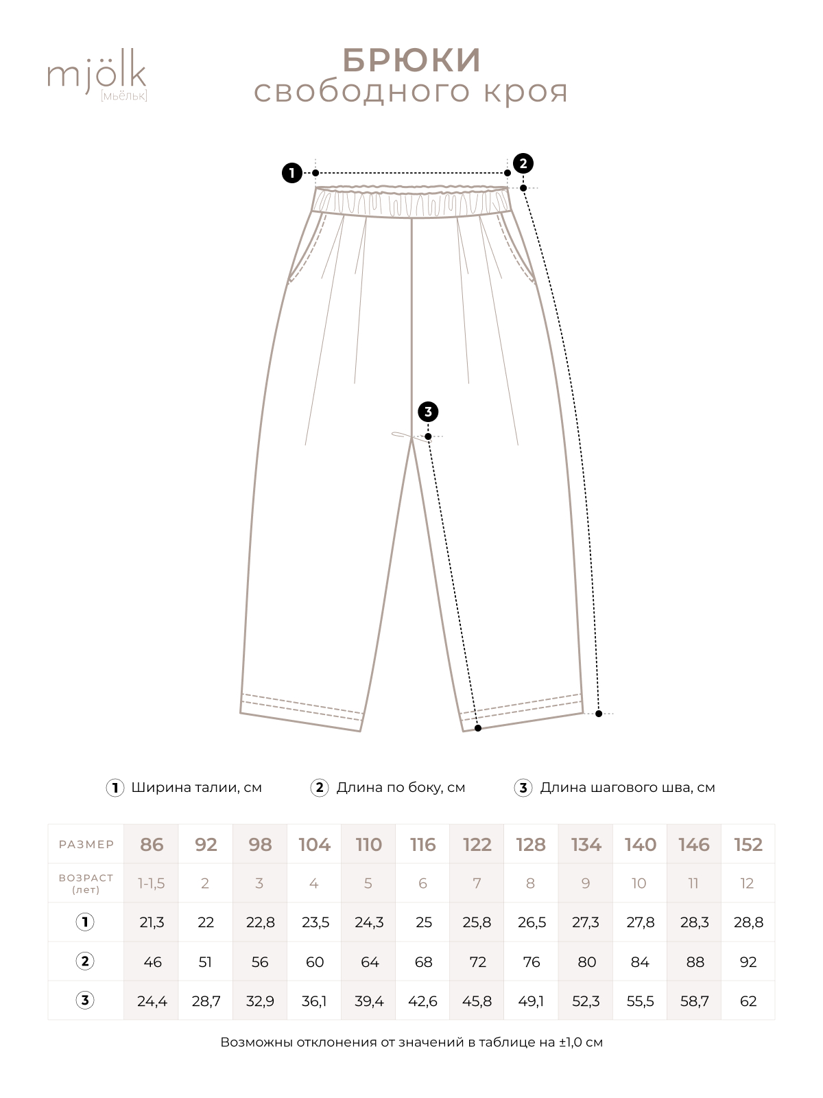 Брюки Mjolk 109116645 - фото 3