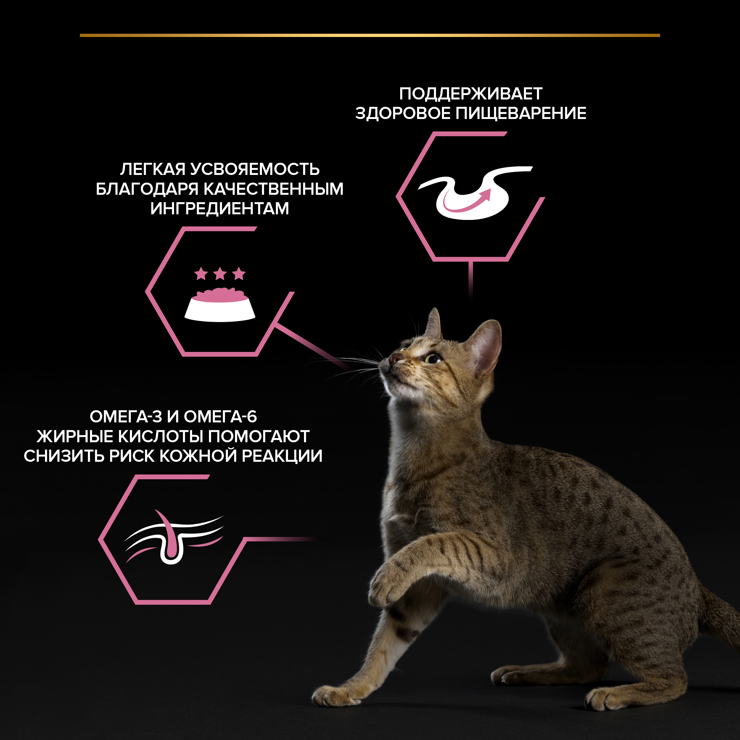 Корм влажный для кошек PRO PLAN DELICATE DIGESTION 85г с индейкой в соусе - фото 5