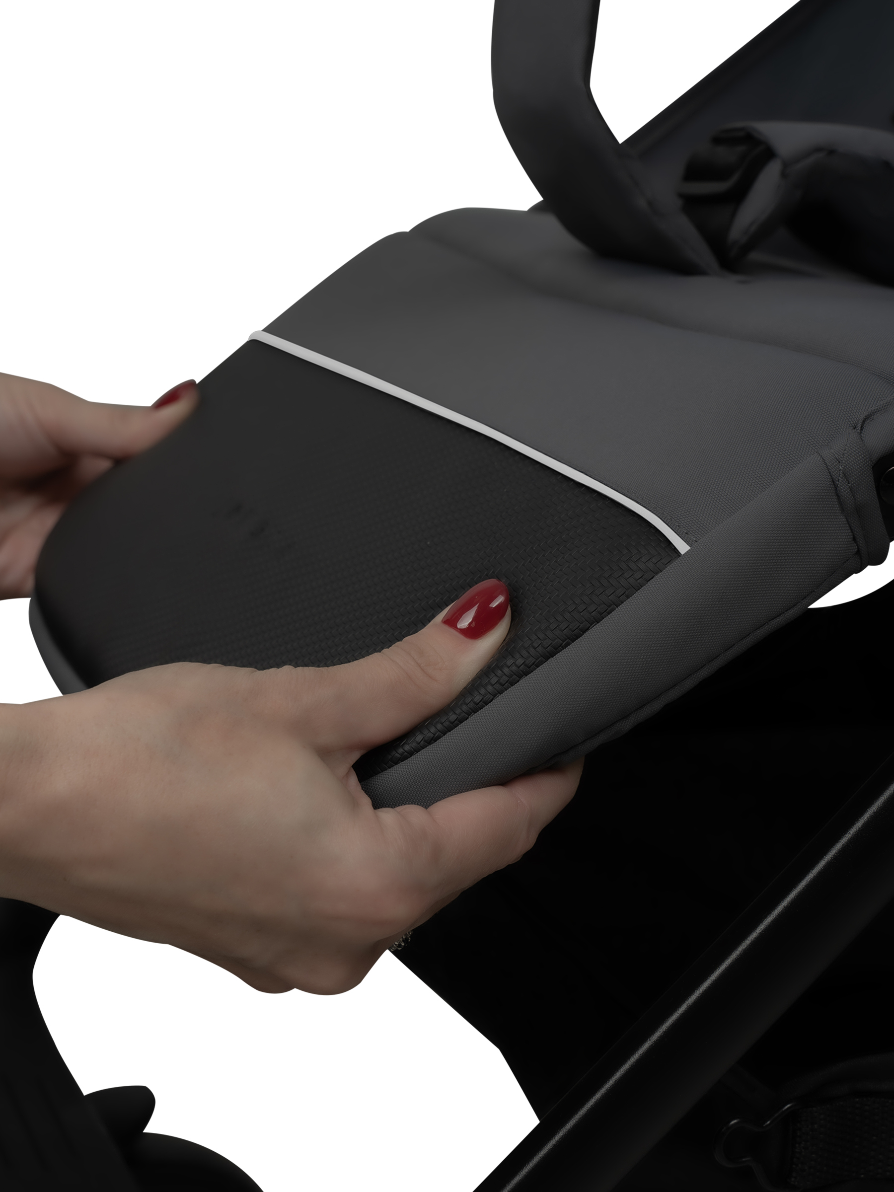 Коляска прогулочная JOVOLA Skill темно-серый - фото 26