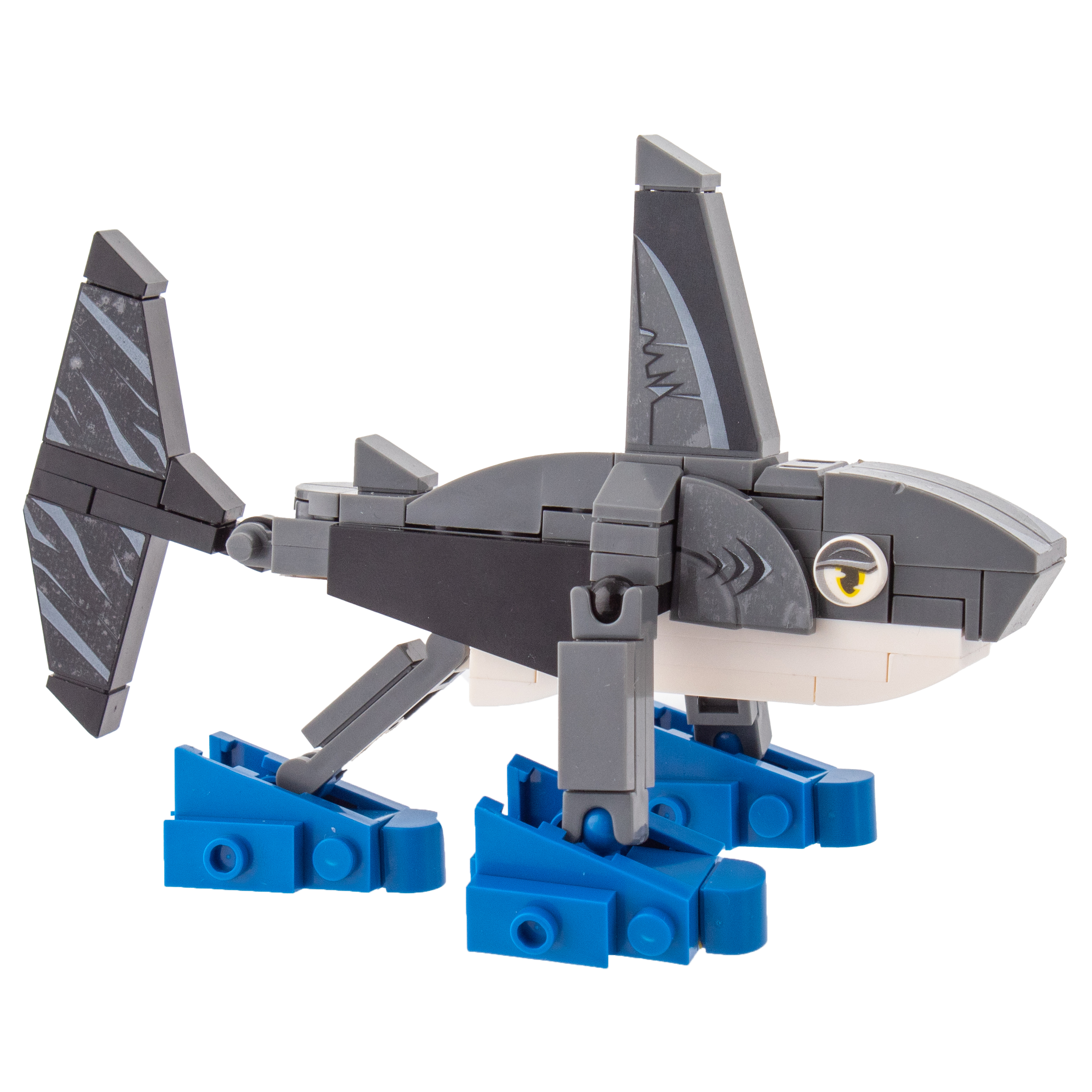 Конструктор KiddiePlay shark wearing sneakers 103 дет. - фото 3