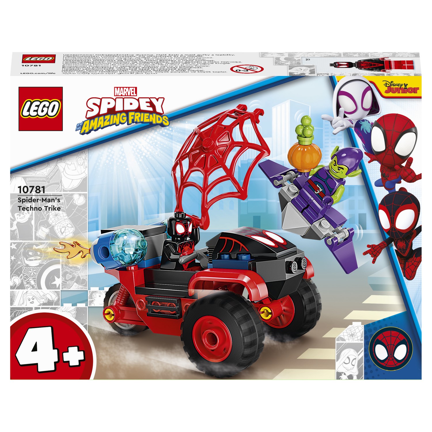 Конструктор LEGO Spidey Майлз Моралес техно трайк 59 дет. - фото 2