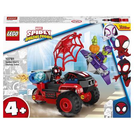 Конструктор LEGO Spidey Майлз Моралес техно трайк блочный