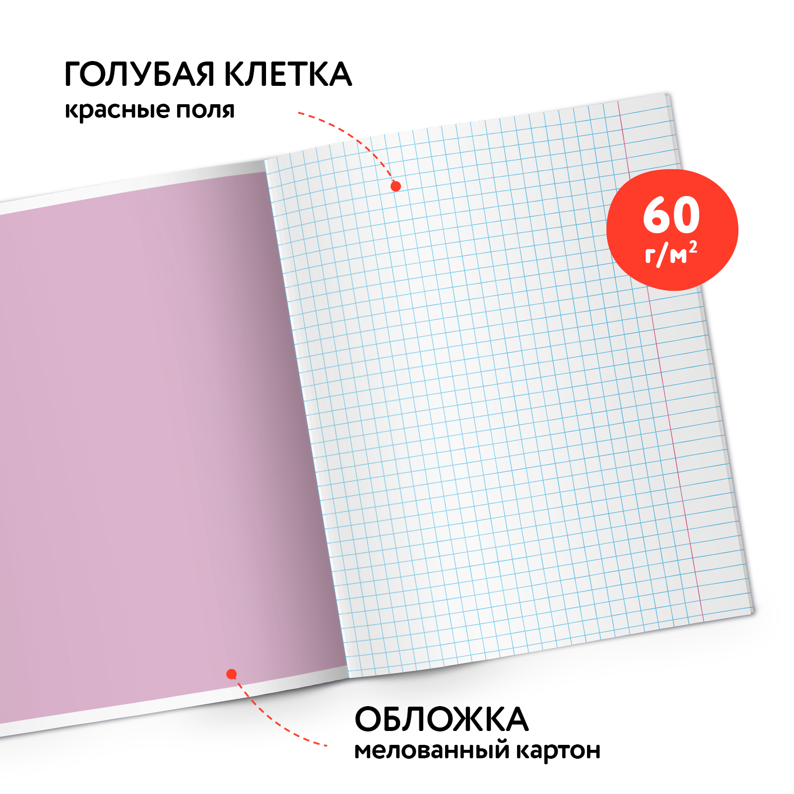 Тетрадь LOREX KIDS клетка 12 лист. - фото 2