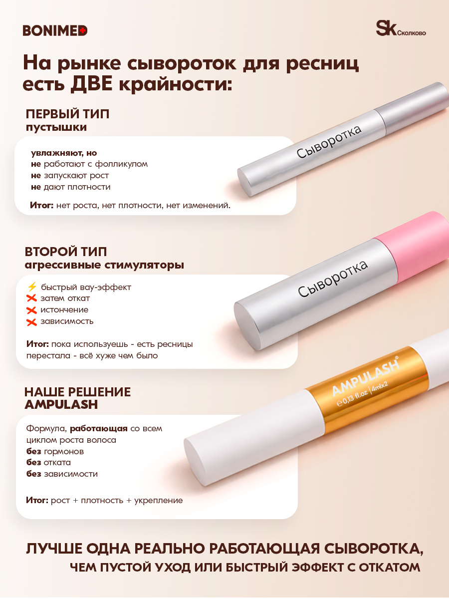 Сыворотка BONIMED AMPULASH 8 мл - фото 11