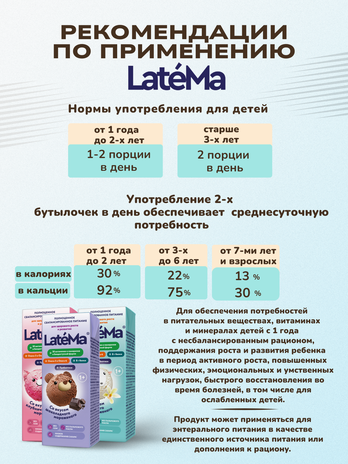 Готовая детская смесь LateMa шоколадное мороженое, 4 порции - фото 5