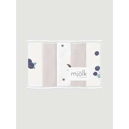 Нагрудник Mjolk текстиль 5 шт.