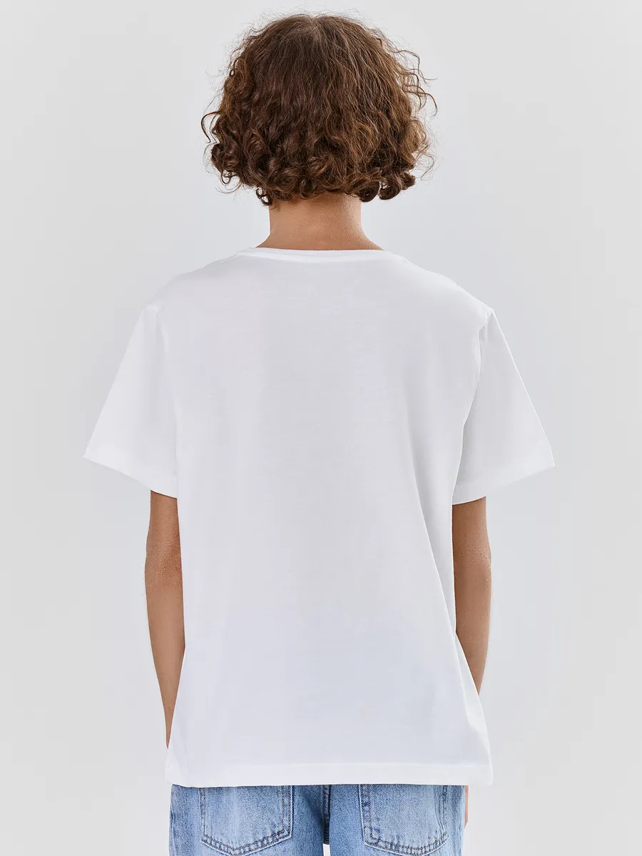 Футболка Mark Formelle (Марк Формэль) 113432/белый +печать8 - фото 3