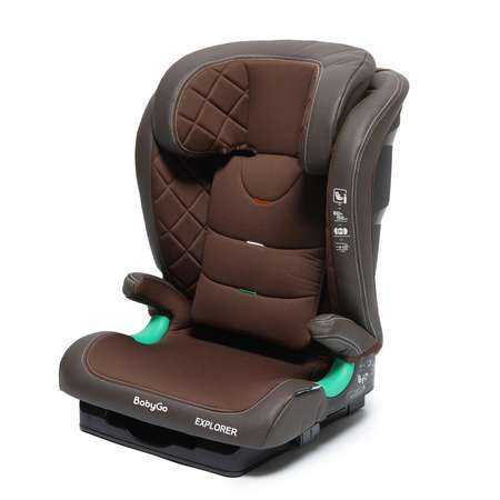 Автокресло BabyGo Explorer New Isofix 2/3 (15-36 кг) коричневый
