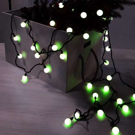 Гирлянда SH Lights Шарики уличная 70 зеленых LED 10м OLDBL70-G-E