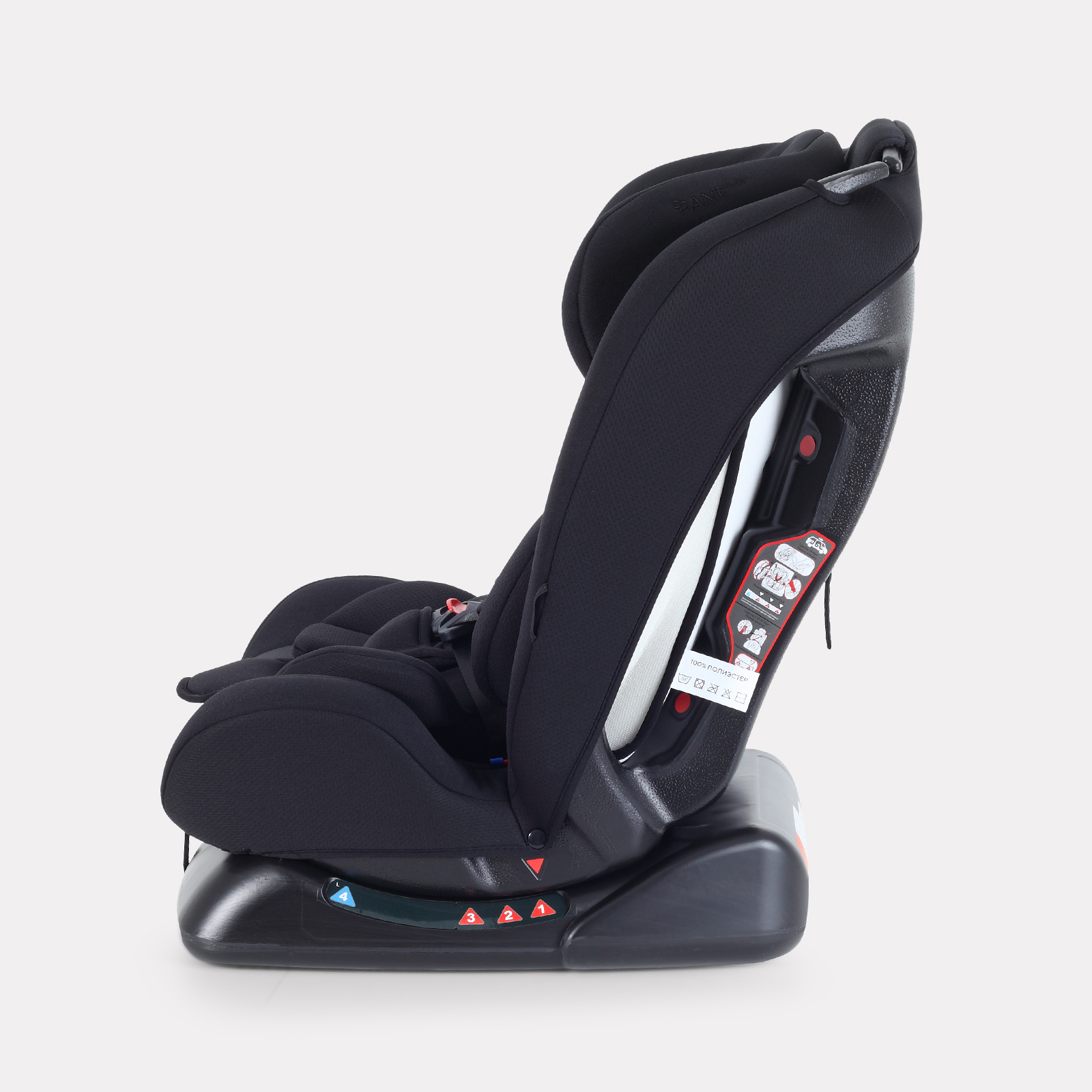 Автокресло Rant Basic Unity next 0+/1/2/3 (0-36 кг) черный - фото 4