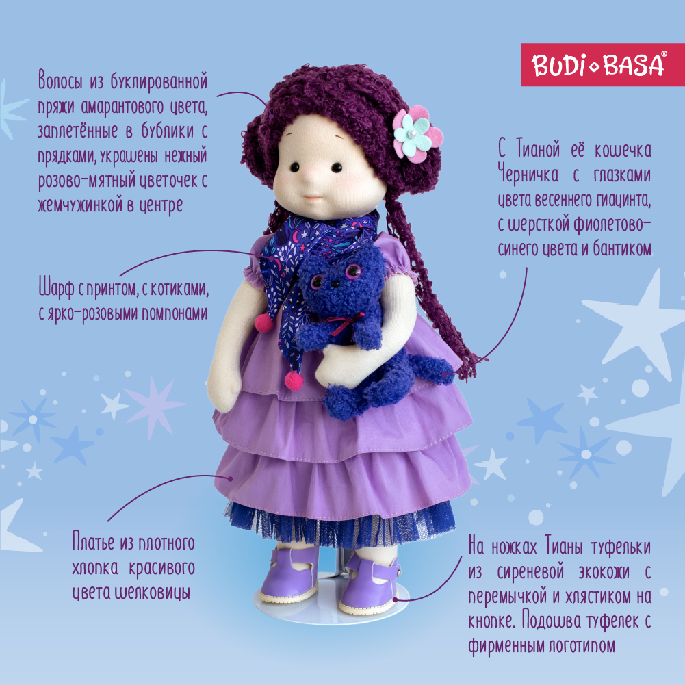Кукла классическая BUDI BASA Mm-Tiana-01 - фото 3
