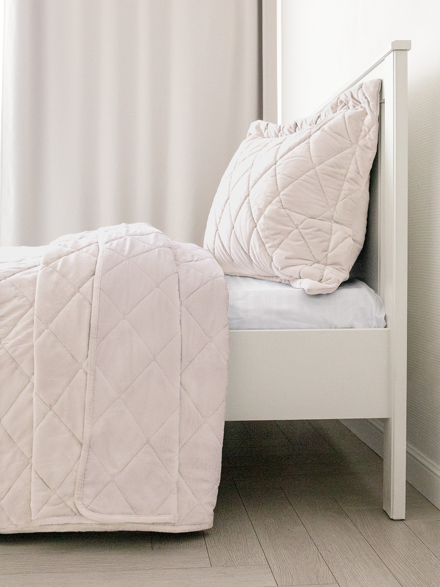 Покрывало DeNASTIA 240 x 240 см велюр - фото 6