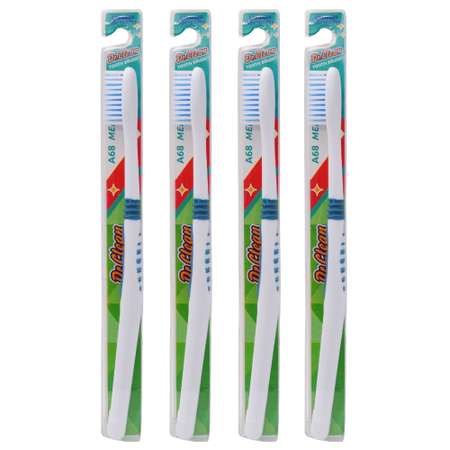 Зубная щетка классическая Dr. Clean 4 шт.