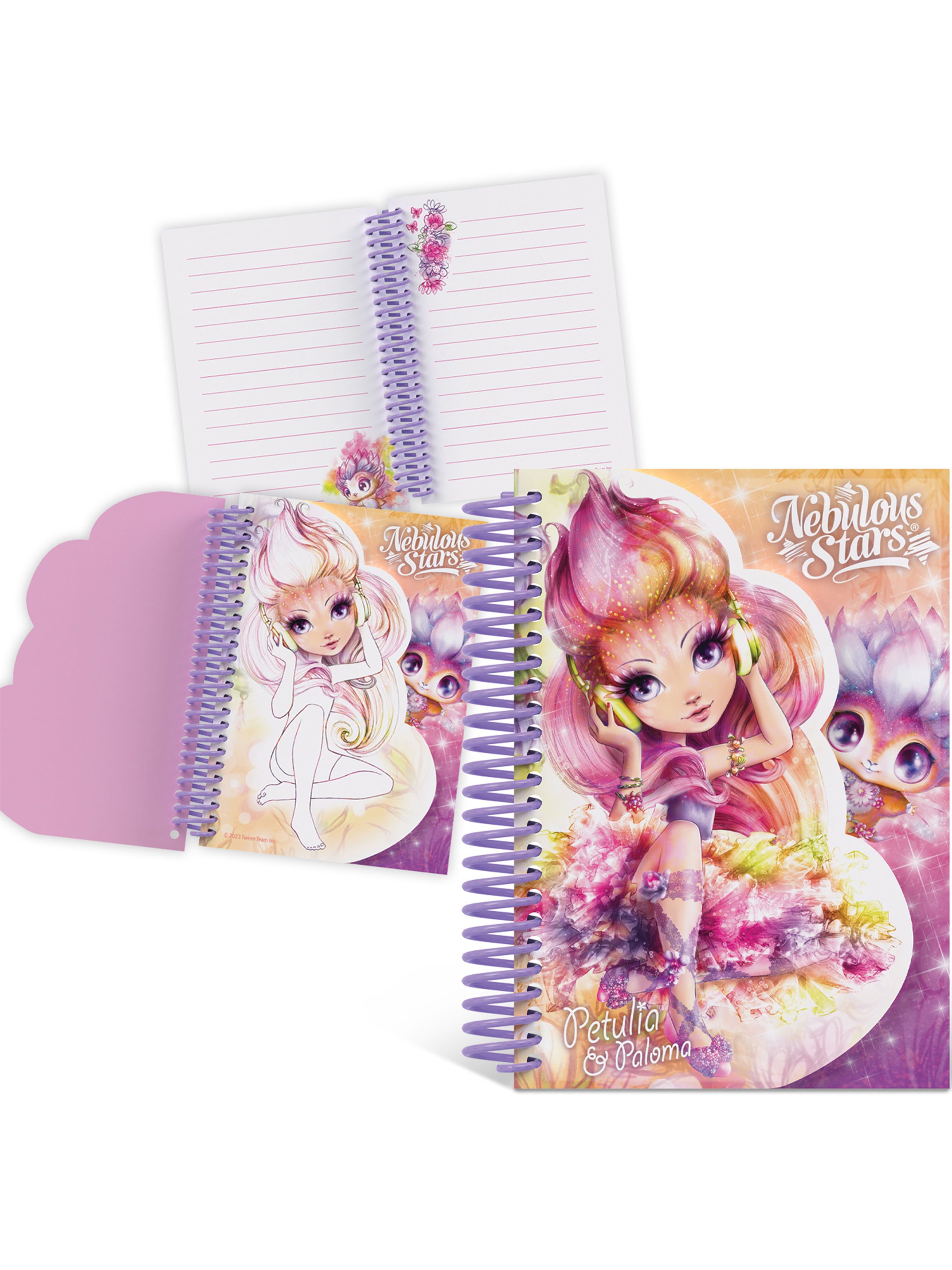 Блокнот для записей Nebulous Stars на пружине со скетч страницами серия Petulia 11587-2_NSDA - фото 1
