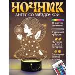 Ночник Светофей Ангелок на облаке