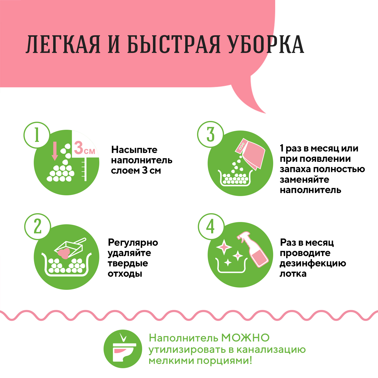 Наполнитель для кошек СиСиКэт древесный 8л - фото 3