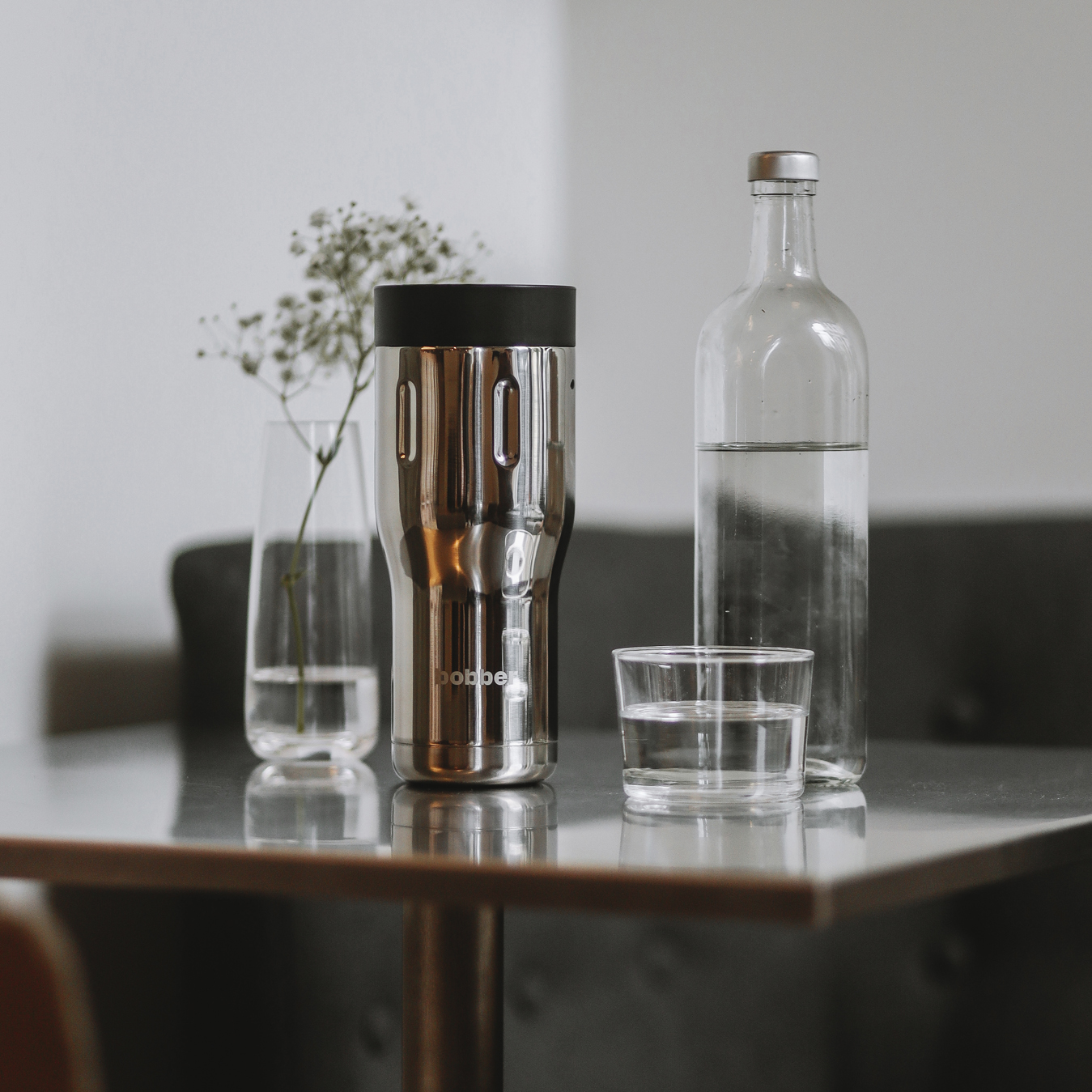 Термокружка 500 мл для напитков Bobber Tumbler 500 зеркальный - фото 3