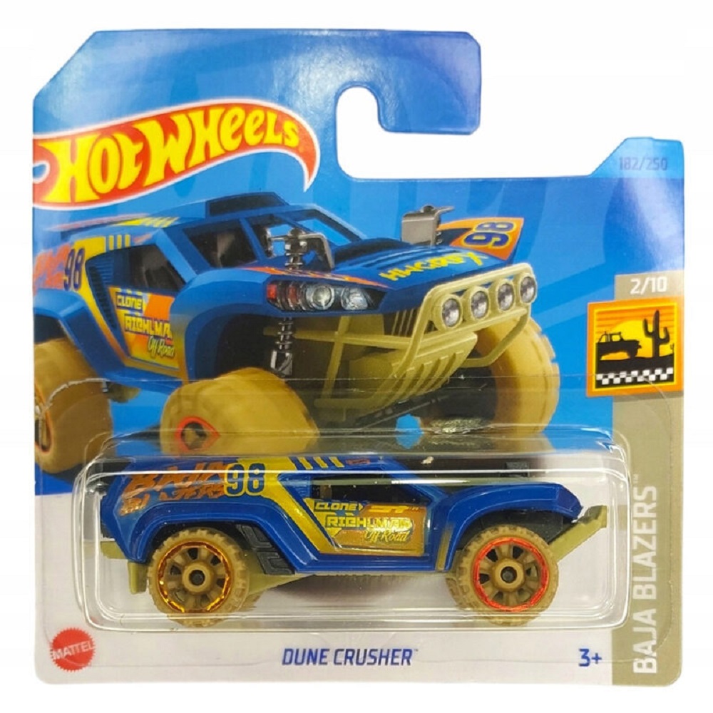 Автомобиль Hot Wheels Dune Crusher 1:64 65099 - фото 2