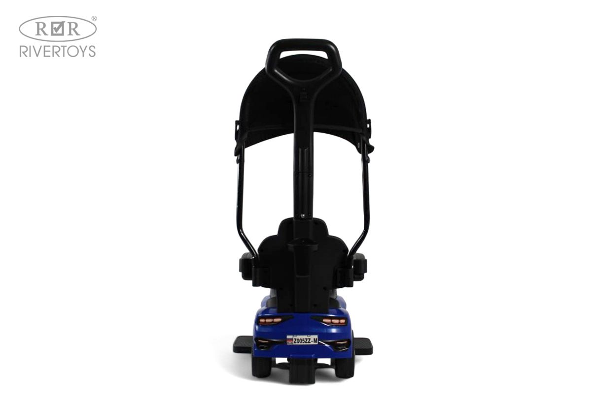 Каталка RIVERTOYS Z005ZZ-M-BLUE синий - фото 4