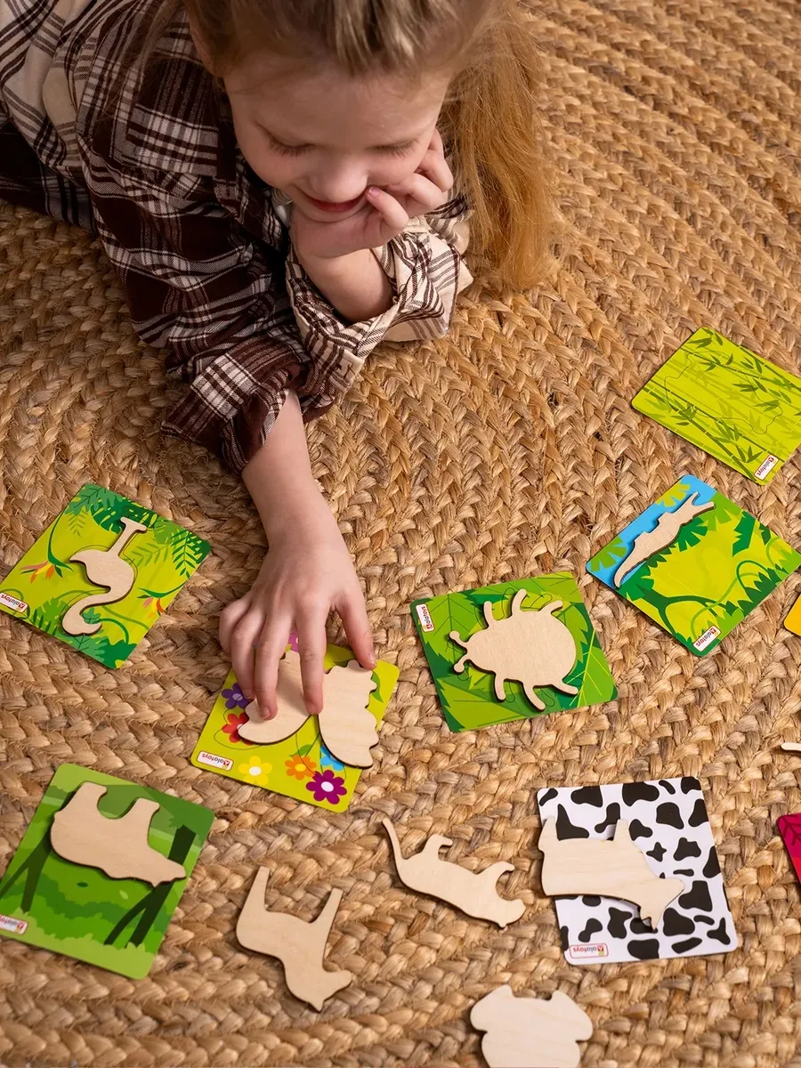 Настольная игра Alatoys Мемори Пазл Животные в ассортименте - фото 10