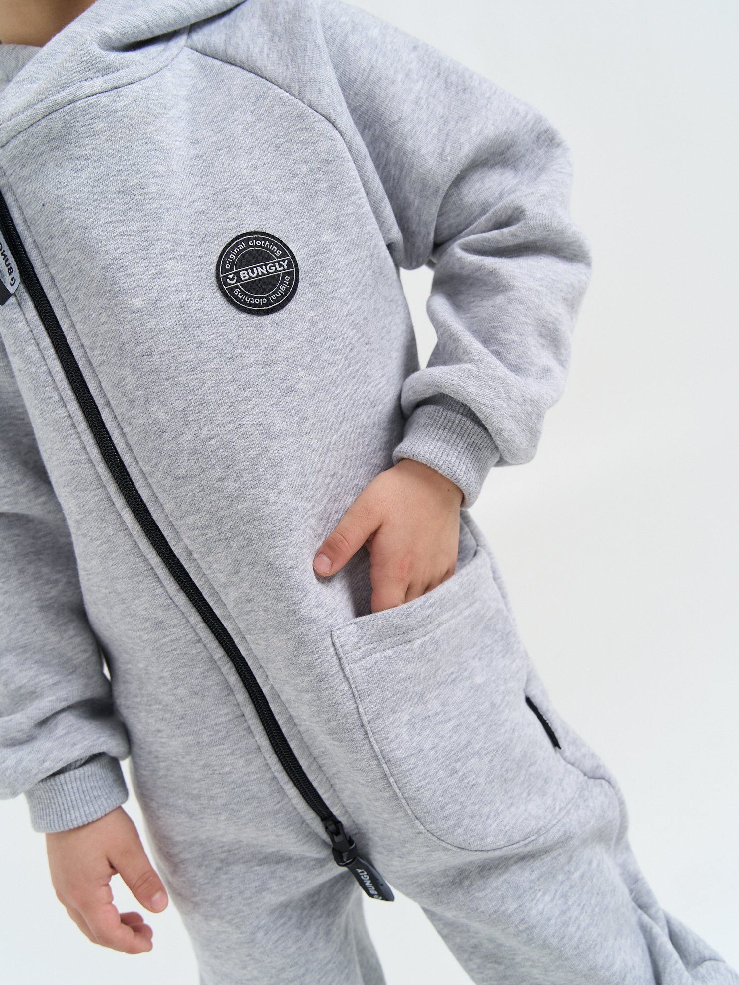 Комбинезон BUNGLY 1R7552/Серыймеланж - фото 4
