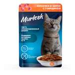 Корм для кошек Murlesk говядина в соусе 75г