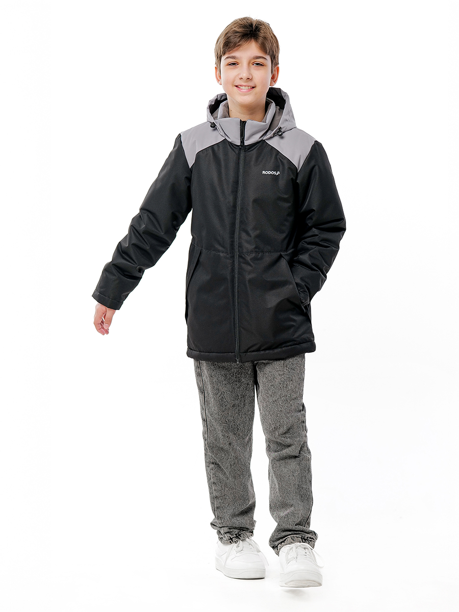 Куртка RODOS М-245/черный_серый - фото 2
