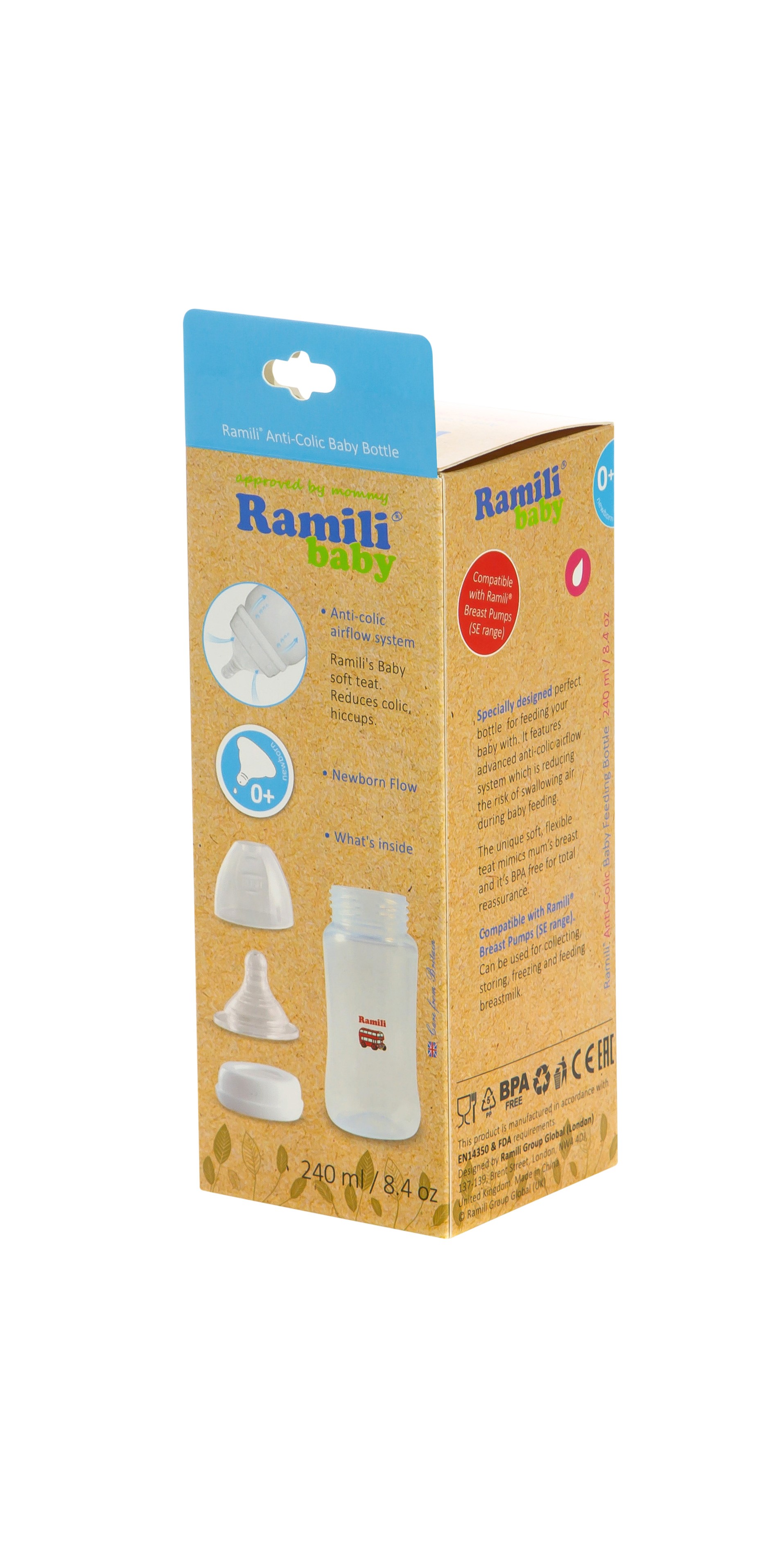 Бутылочка Ramili 240 мл - фото 4