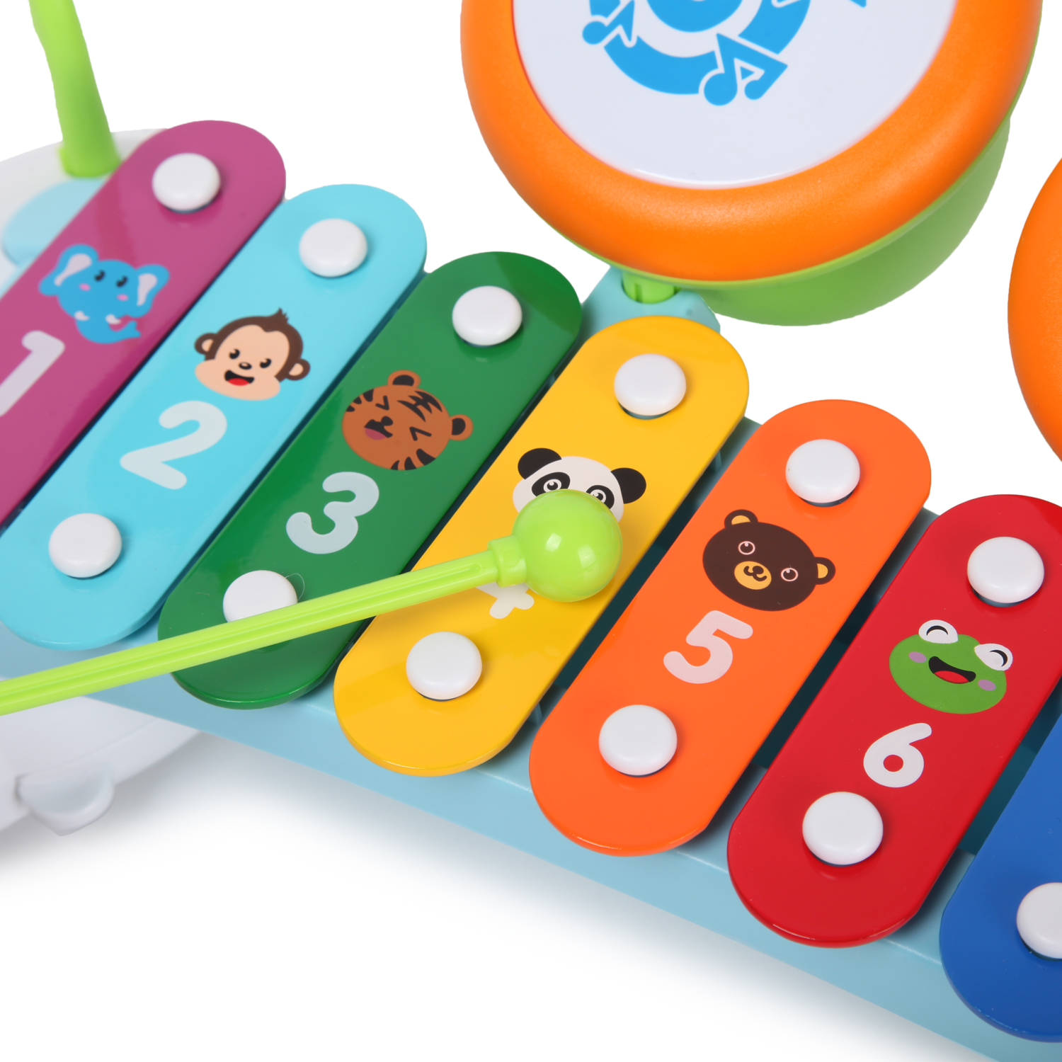 Игрушка музыкальная BabyGo Мини металлофон - фото 10