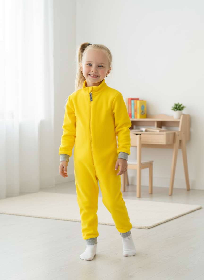 Комбинезон Утенок 279г(ш)) желтый - фото 1