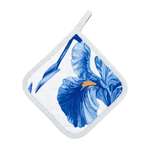 Прихватка стеганая Русский дом Ирисы 18*18см