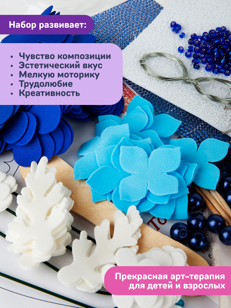 Набор для творчества Волшебная мастерская сборка Черничный бриз - фото 6