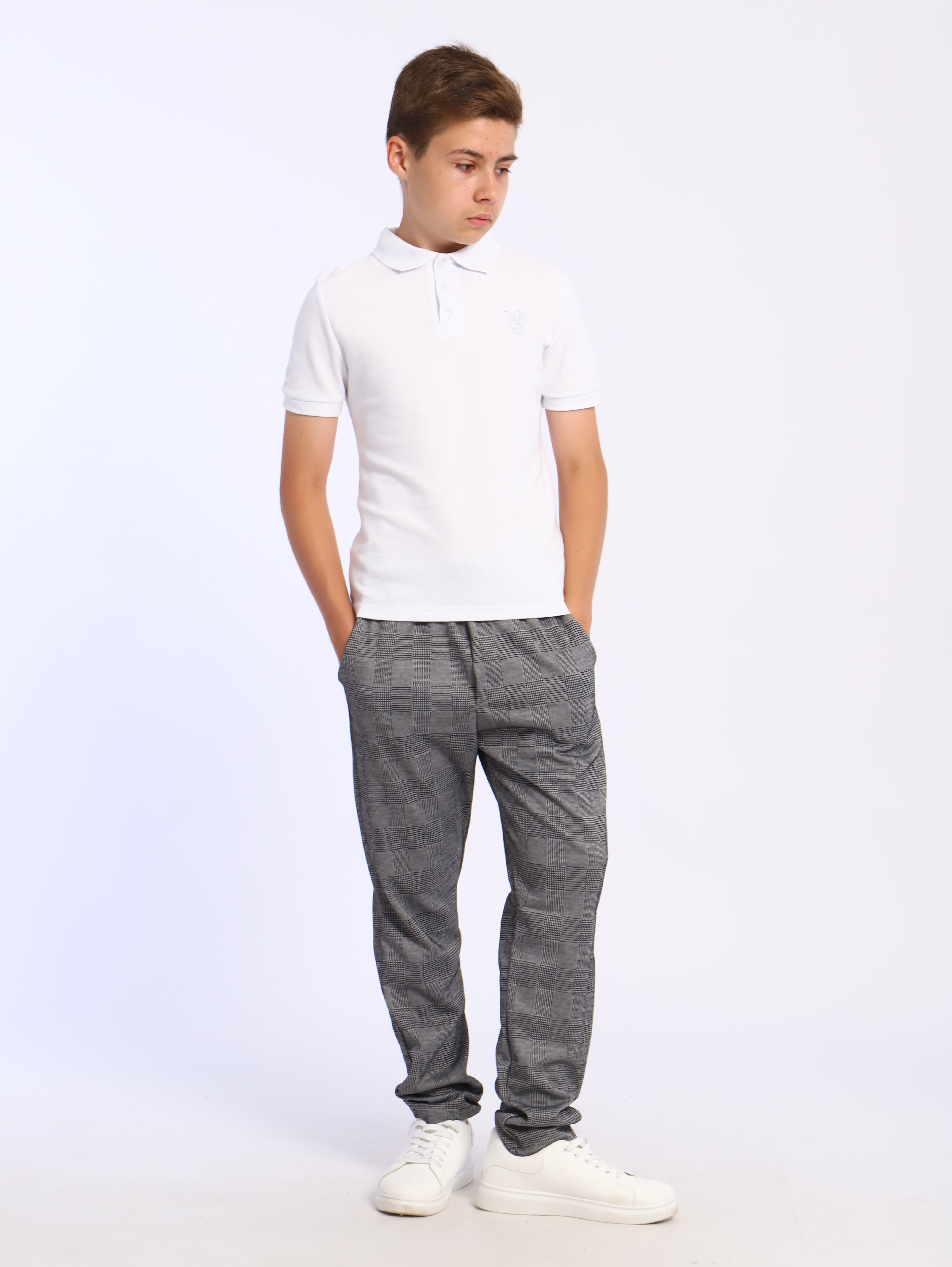 Брюки ЛАДОШКИ Брюки Роберт светло-серый - фото 5