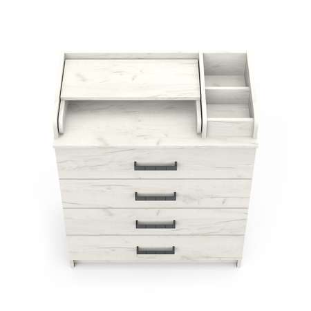 Пеленальный комод aton baby furniture Marvin дуб крафт белый