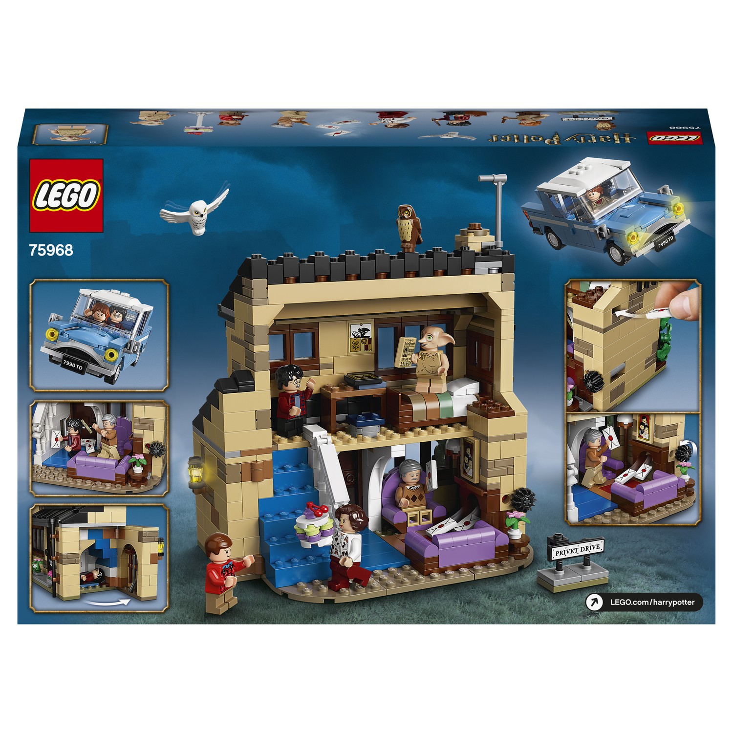 Конструктор LEGO Harry Potter Тисовая улица дом 4 797 дет. - фото 3