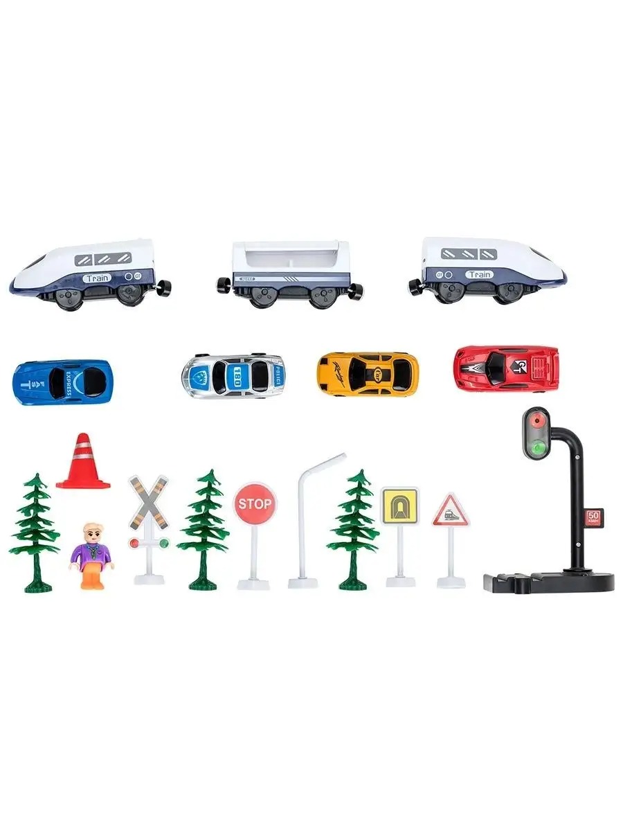 Набор железнодорожный Givito G201-012 - фото 11