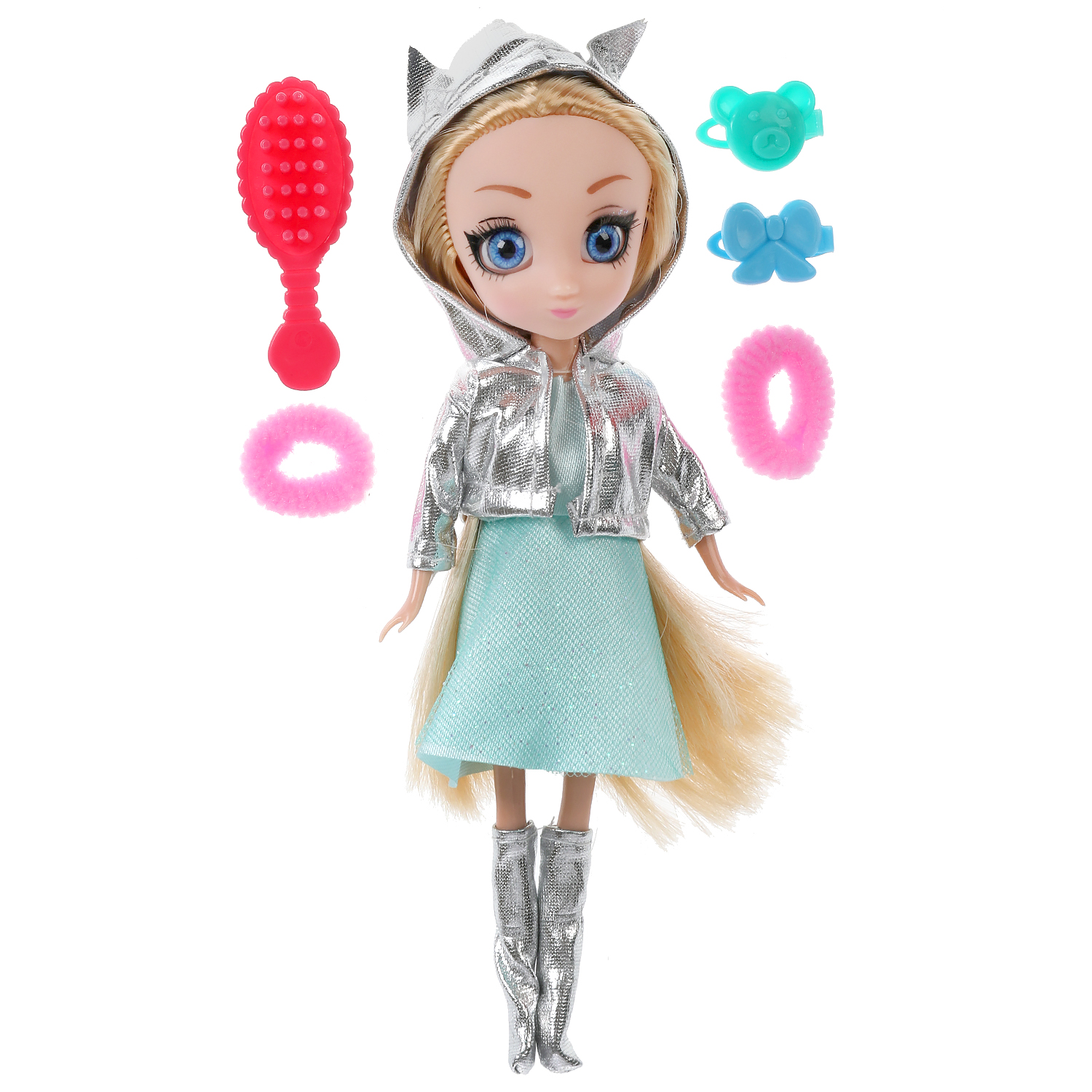 Кукла модельная Карапуз Лили высота 16 см 314443 - фото 2