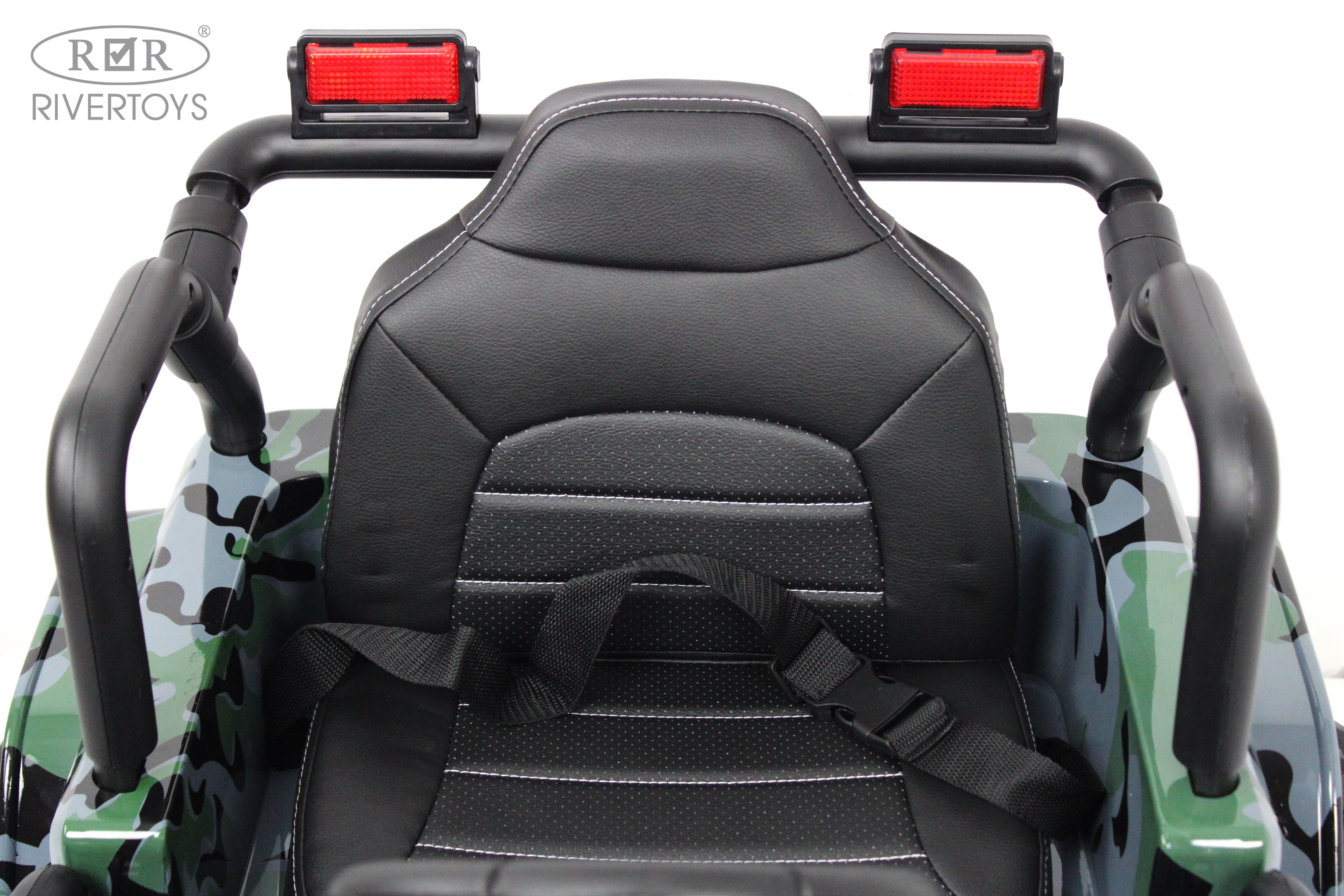 Электромобиль RIVERTOYS T222TT-4WD-CAMOUFLAGE С пультом ДУ - фото 27