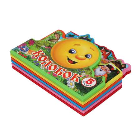 Книга УМка Колобок с закладками и пазлами 393932