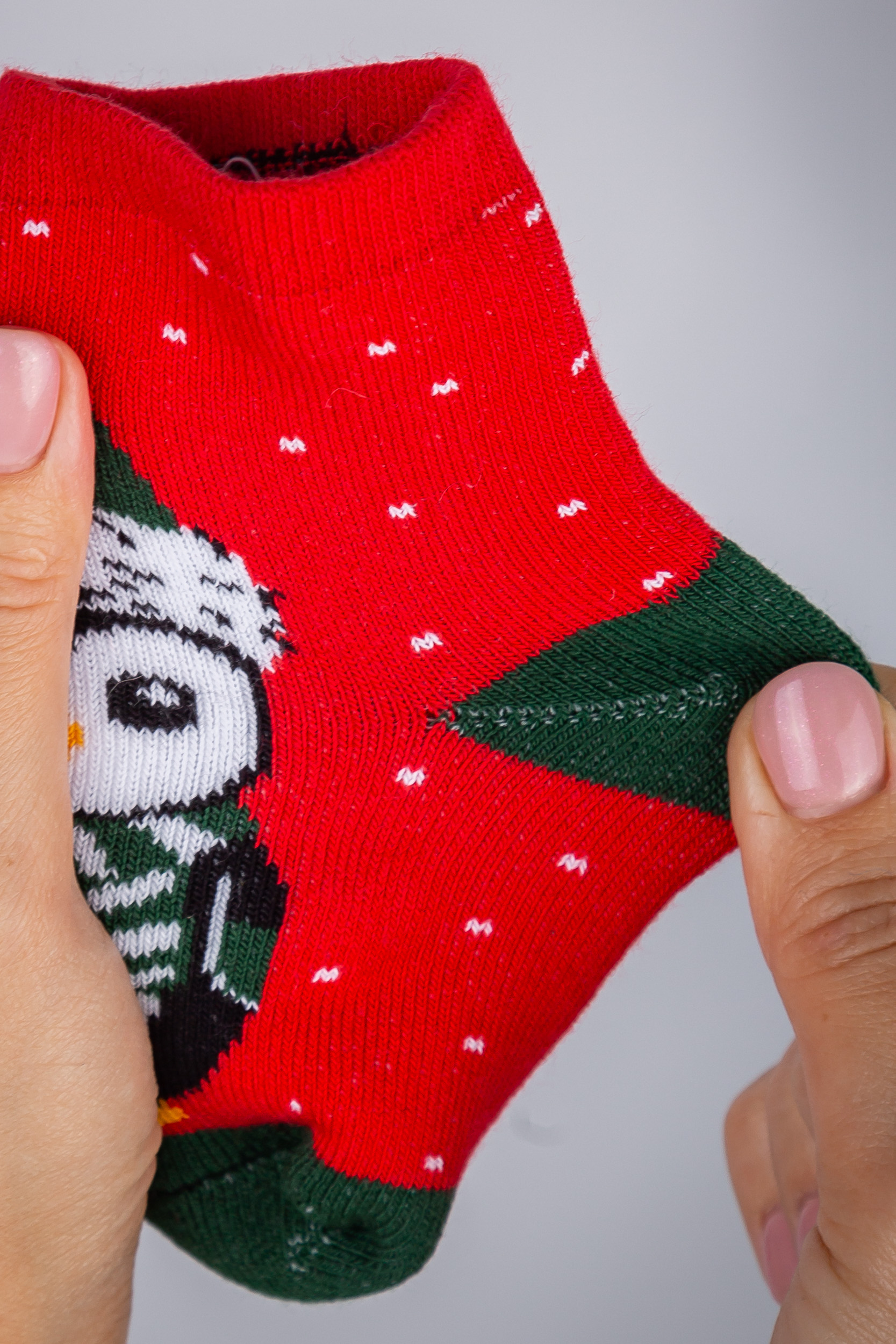 Носки махровые ALEX YVN BT-1921-1-пинг.крас. - фото 5