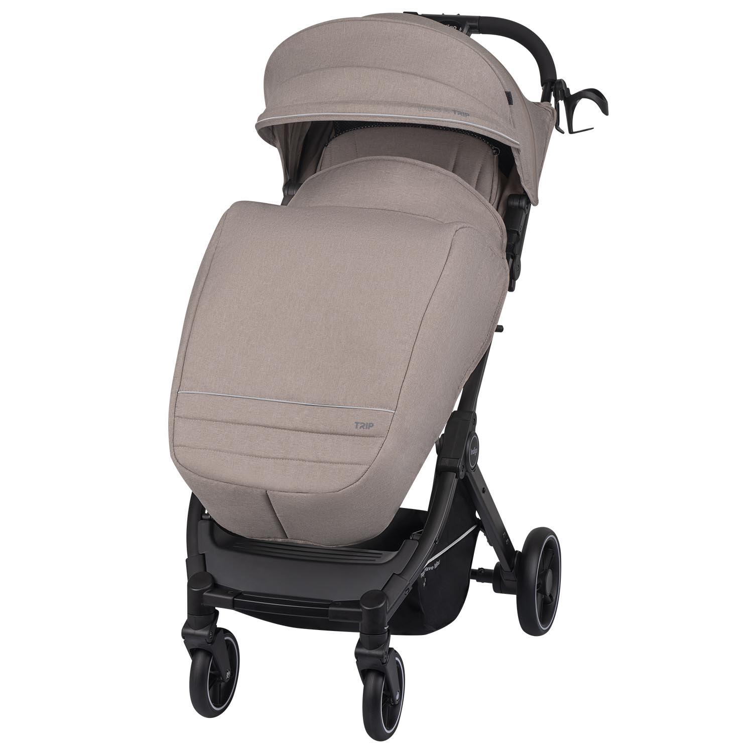 Коляска прогулочная Indigo Trip для путешествий бежевый - фото 11