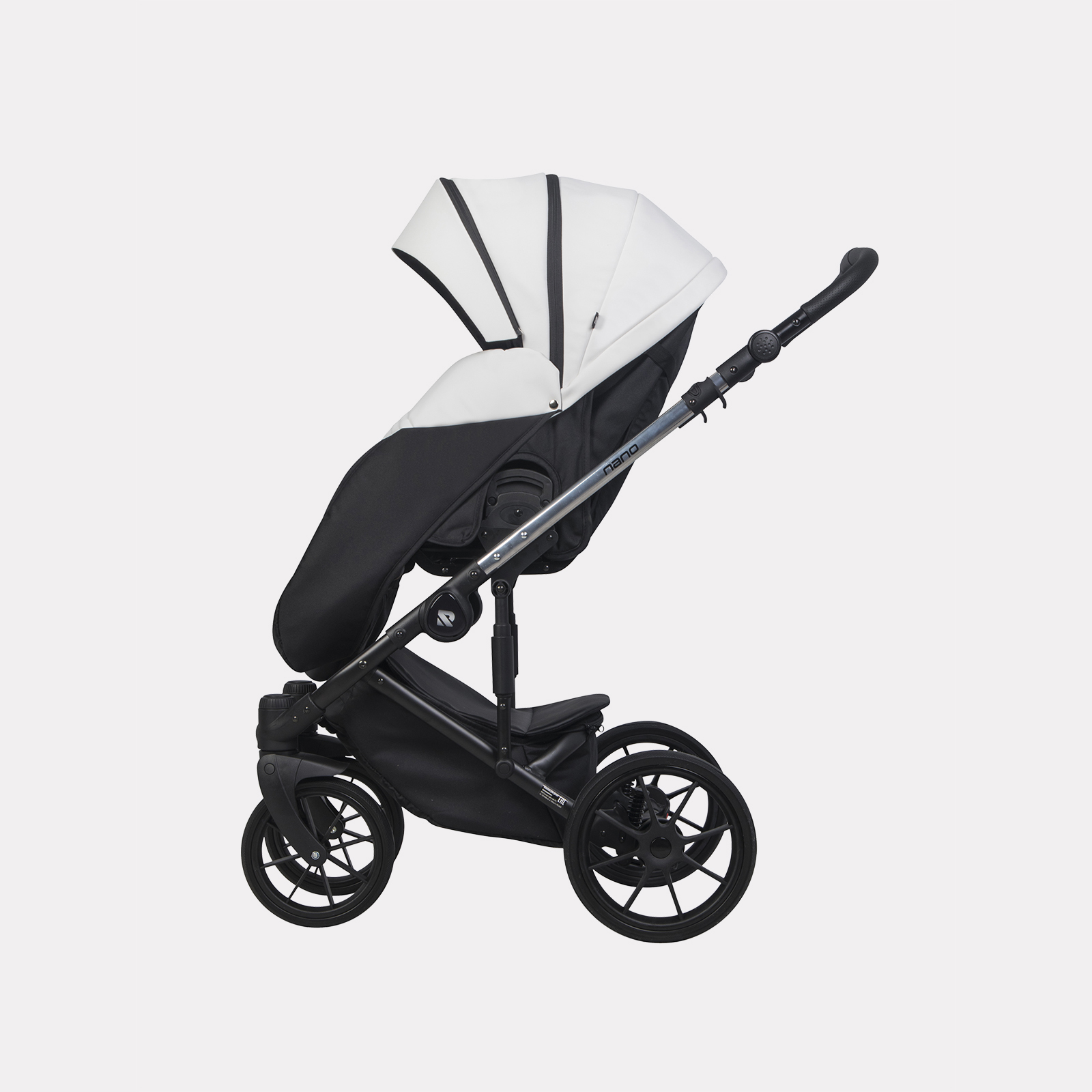 Коляска 2в1 Riko Nano Thermo Ecco белый - фото 12