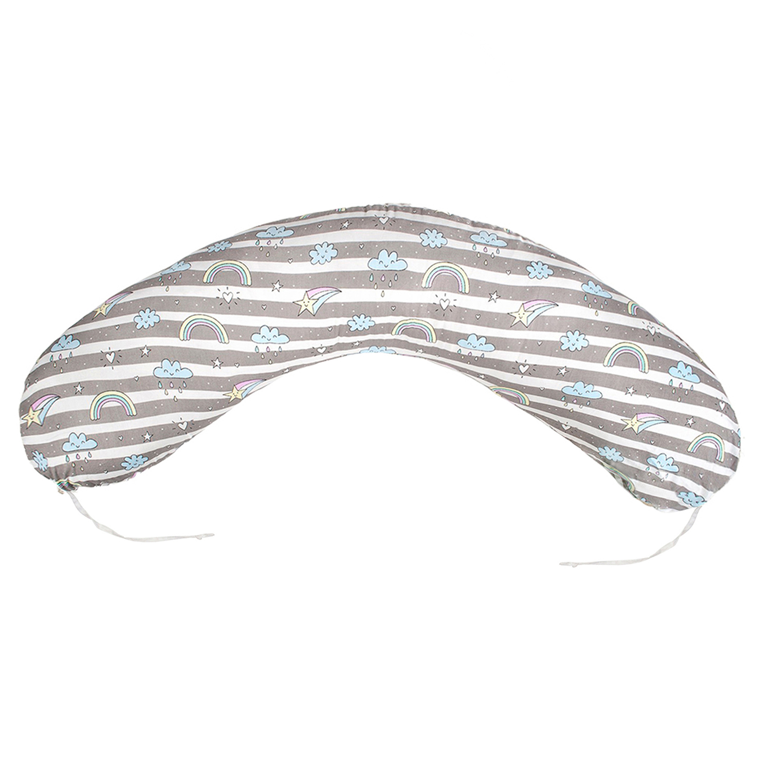 Наволочка Amarobaby Радуга на подушку для беременных - фото 4