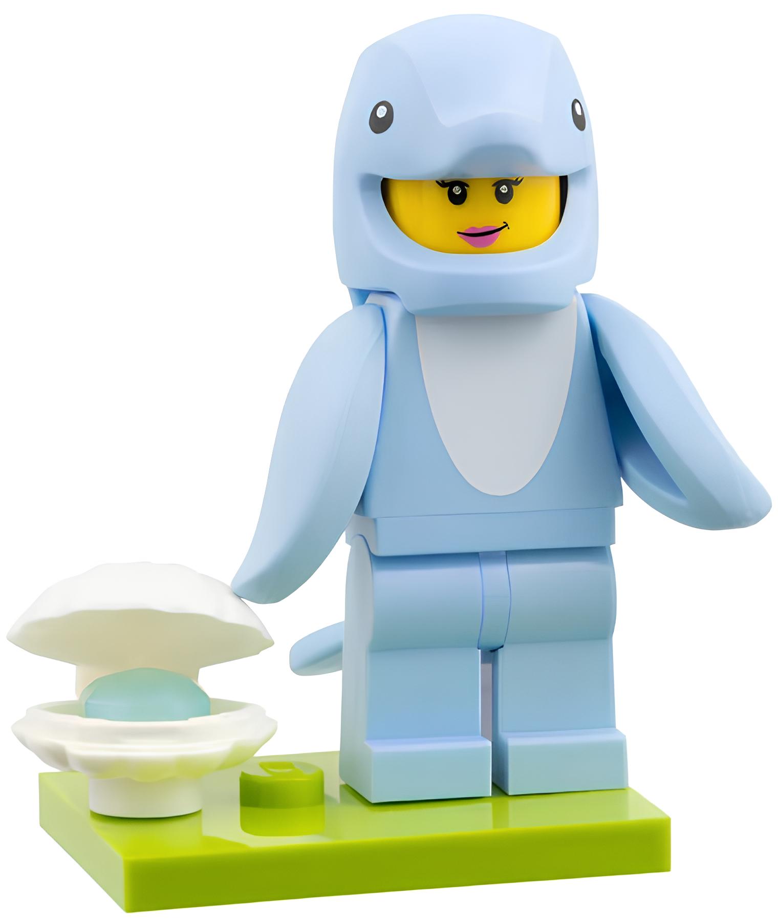 Фигурка LEGO Dolphin Costume Fan col28-9 - фото 1