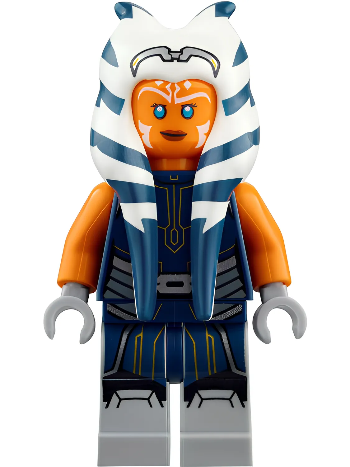 Изображение товара Минифигурка LEGO Star Wars Асаока Тано Темно-синий комбинезон Изображение товара Минифигурка LEGO Star Wars Асаока Тано Темно-синий комбинезон