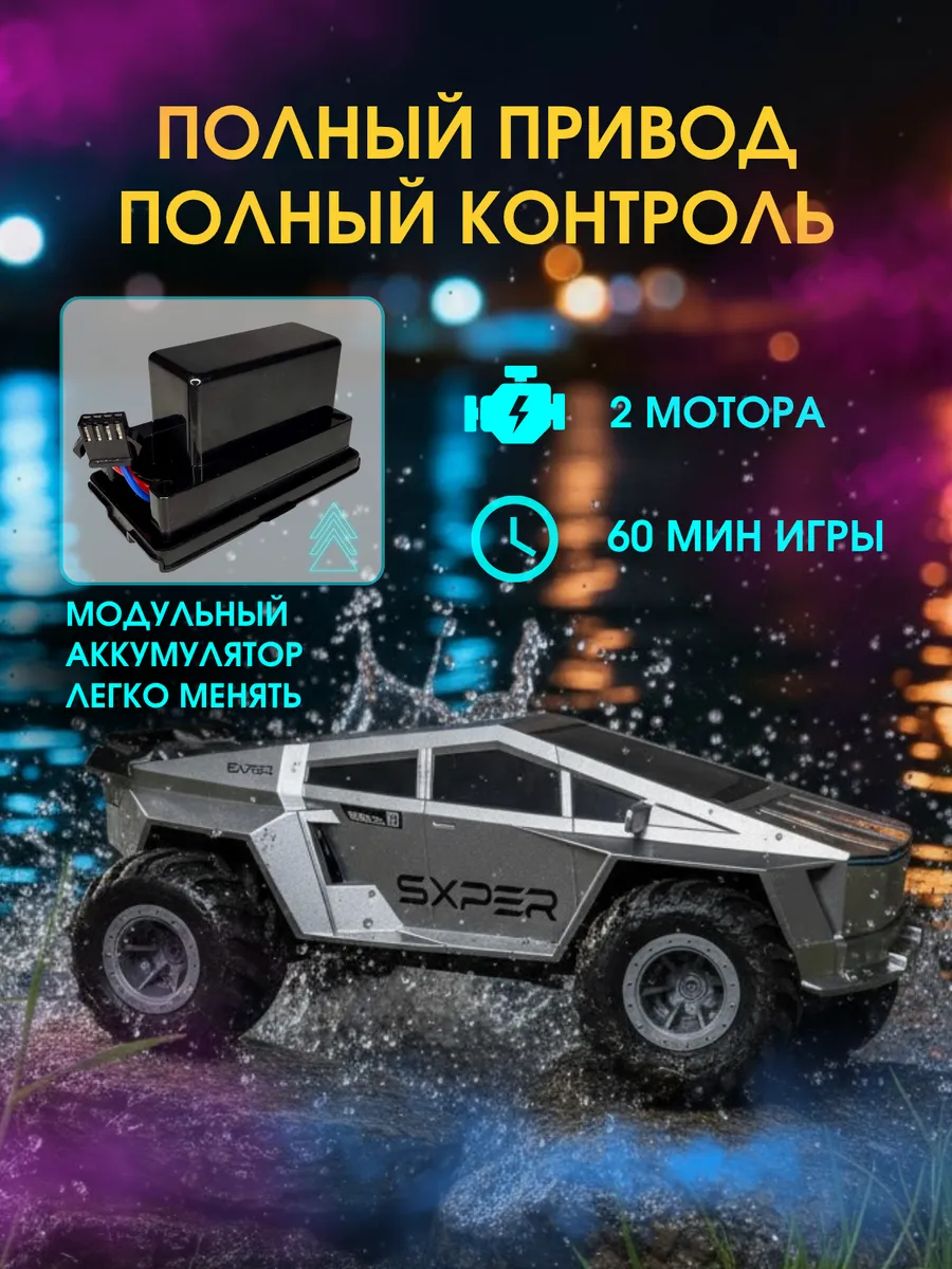 Внедорожник РУ MihokiToys Tesla 1:12 - фото 2