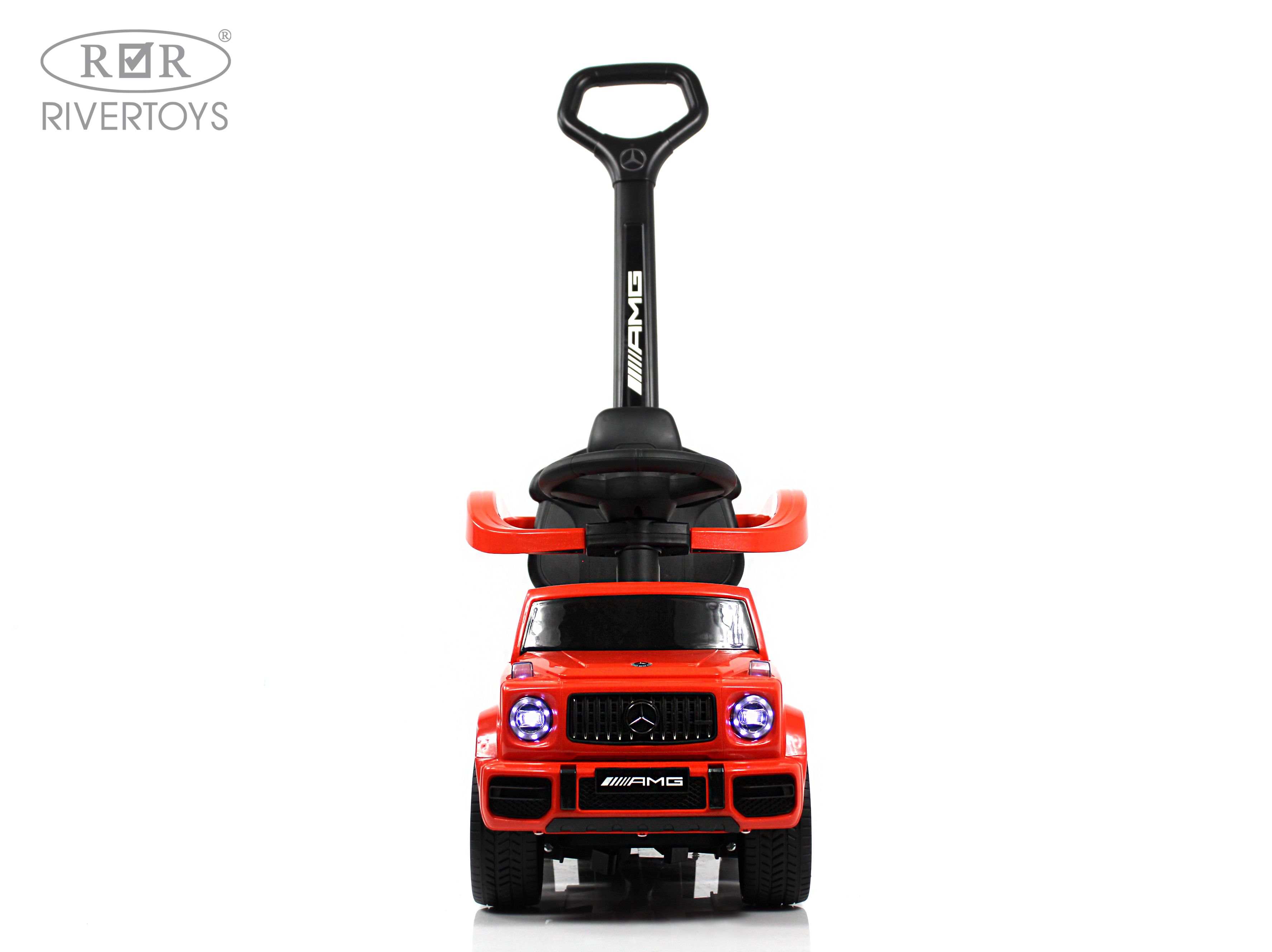 Каталка RIVERTOYS Mercedes-Benz G63 Red Diamond красный - фото 5